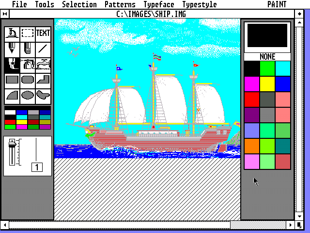 GEM Desktop 3.01 - Paint